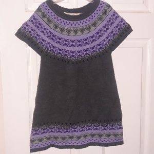 A nice purple and gray sweater shirt